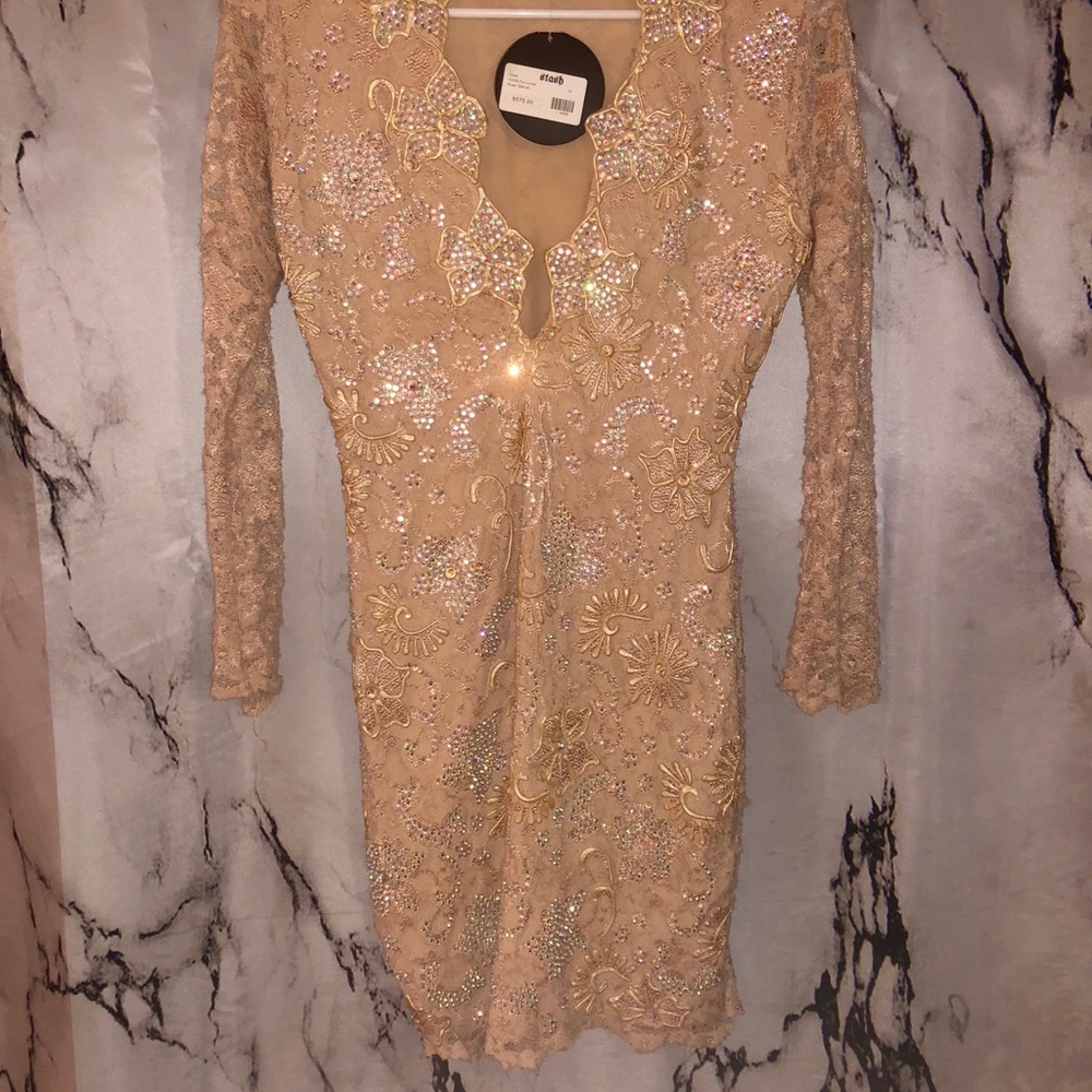 Hand-painted party dress